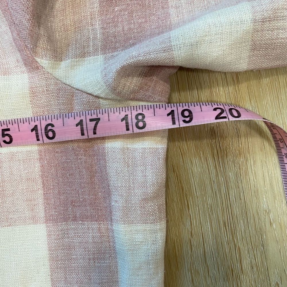 SweetSalt Faux Wrap Mauve Buffalo Plaid Dress Size S - Picture 10 of 13